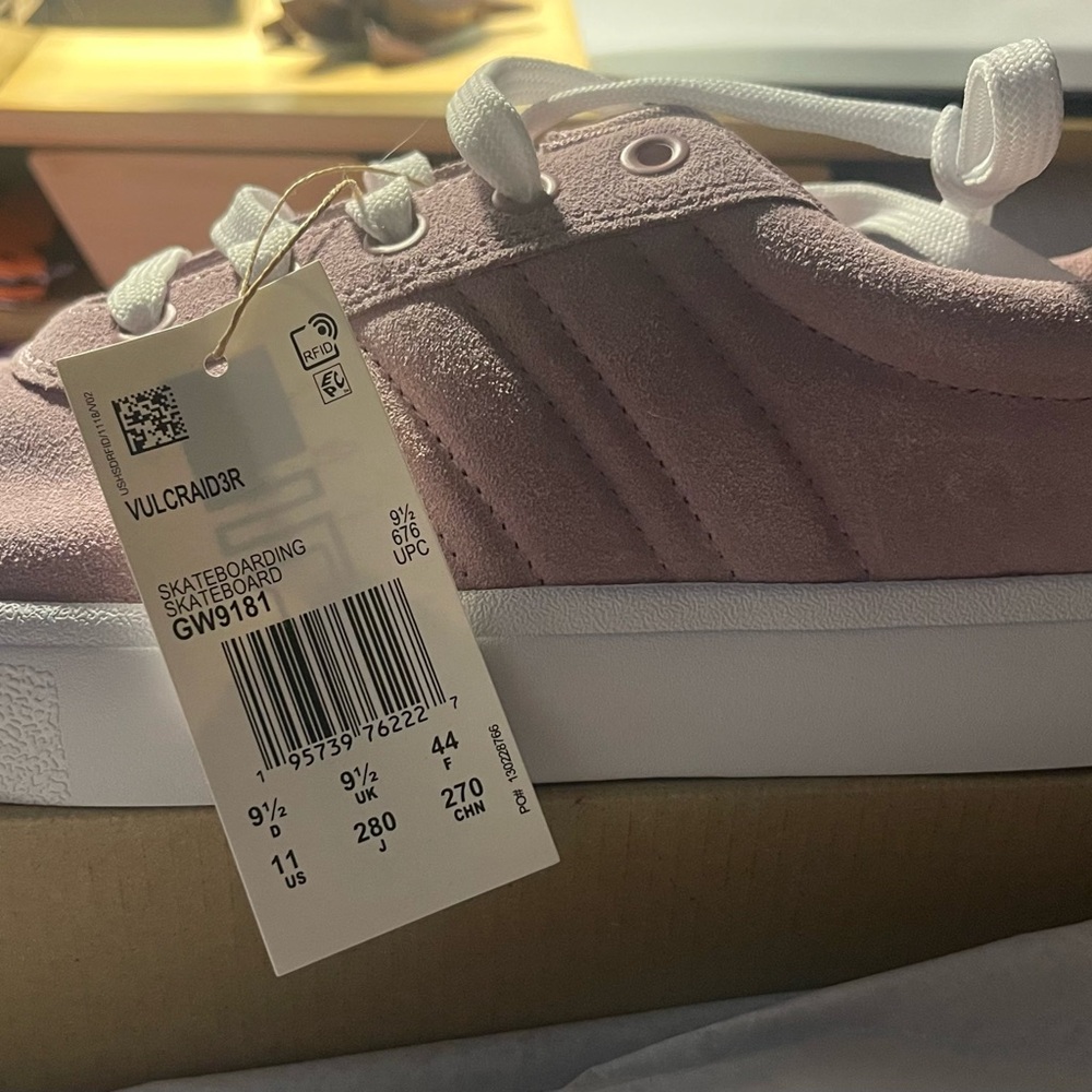 adidas Pink Suede Athletic Shoes
